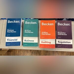 Becker Financial Business Review Book Set -